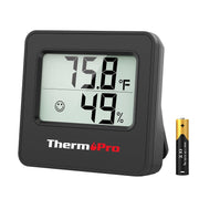 TP157 Digital Hygrometer Thermometer with LCD Display & Comfort Indicator for Home, Office & Greenhouse